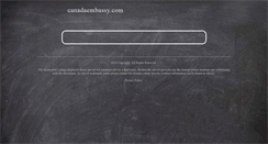 Desktop Screenshot of canadaembassy.com